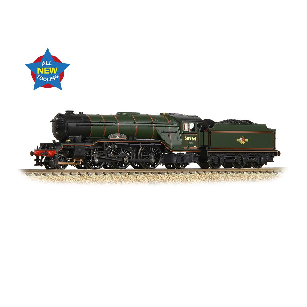 372-613 - Graham Farish - N - LNER V2 60964 'Durham Light Infantry' BR Lined Green (Late Crest)