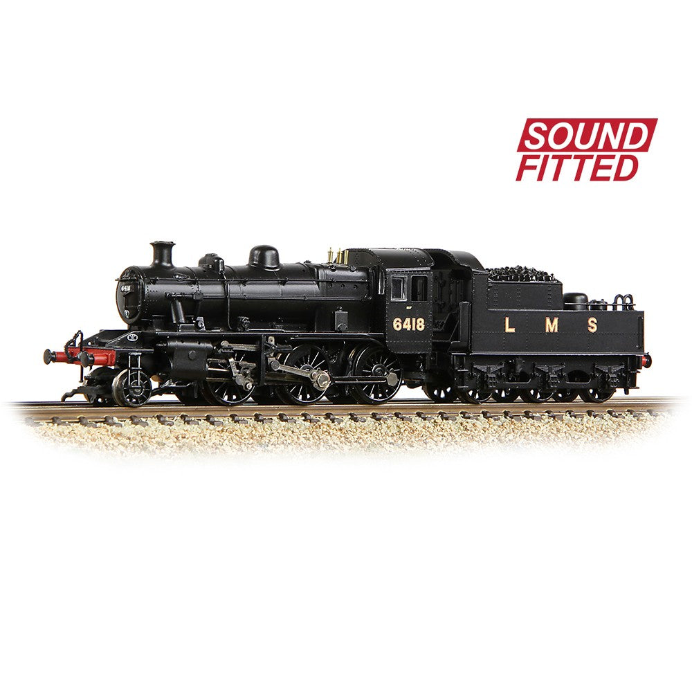 LMS Ivatt 2MT - 6418 - LMS Black Sound Fitted