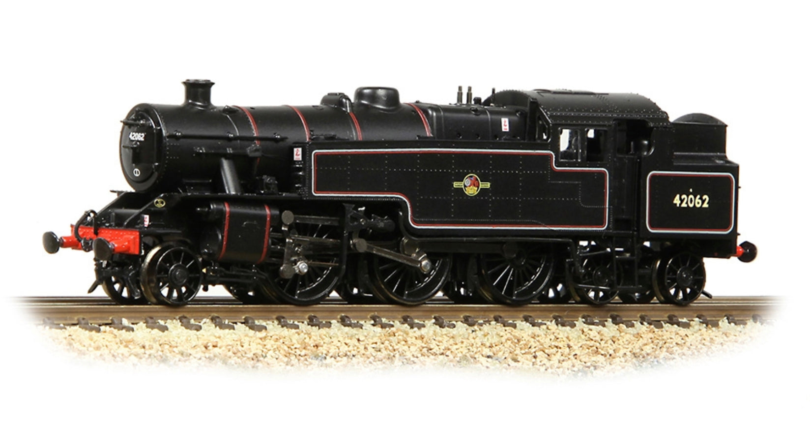 372-755 - Graham Farish - N - LMS Fairburn Tank 42062 BR Lined Black (Late Crest)