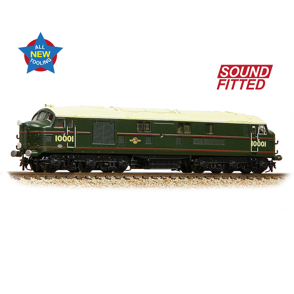 LMS 10001 - BR Lined Green Late Crest Sound Fitted