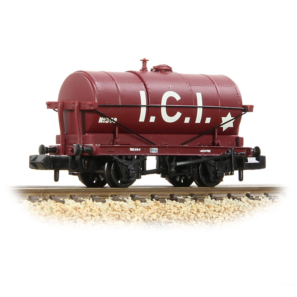 373-682A - Graham Farish - N - 14T Tank Wagon - ICI Maroon