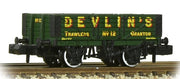 377-067 SPECIAL OFFER 5 Plank Wagon Wooden Floor 'Devlin's Trawlers' Green