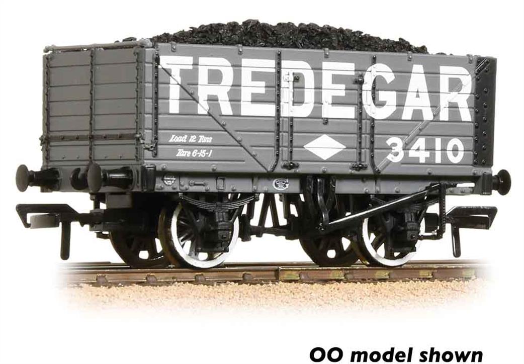 7 Plank Wagon End Door 'Tredegar' Grey with Load