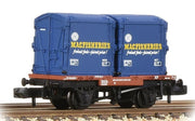 BR Conflat Wagon/2 x AF Containers - MacFisheries