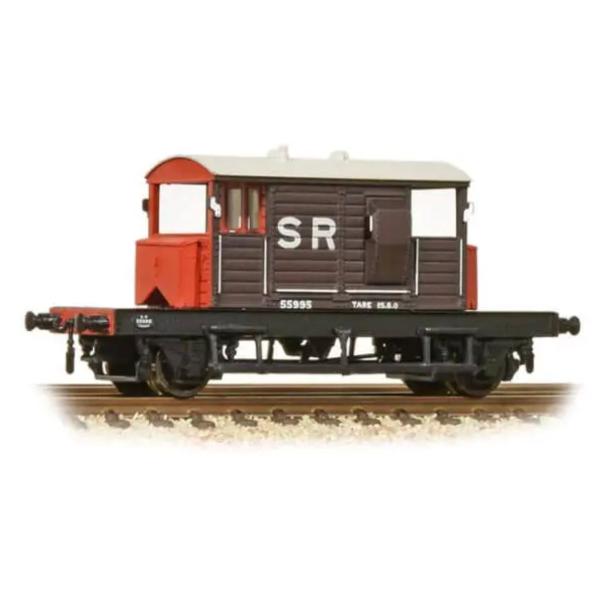 SR 25T Pill Box Brake Van - SR Brown