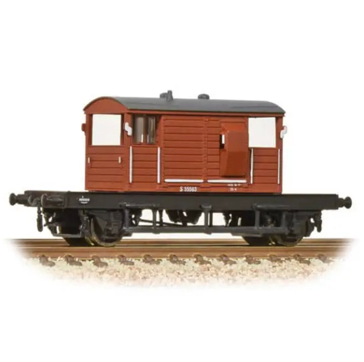 BR (S) Pill Box Brake Van - Bauxite