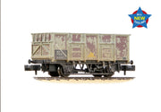 378-052 - Bachmann - OO - BR 24.5T Mineral Wagon BR Grey (TOPS) WEATHERED