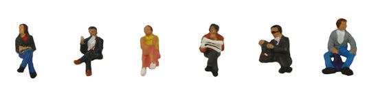 379-305 Station Passengers Sitting