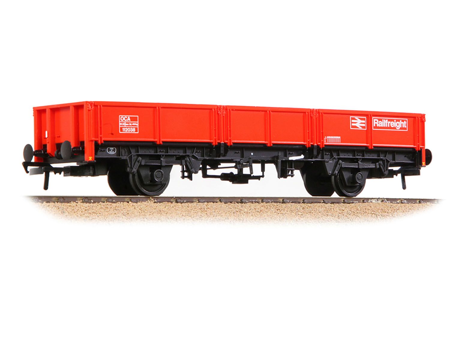 38-056C - Bachmann - OO - BR OCA Open Wagon BR Railfreight Red
