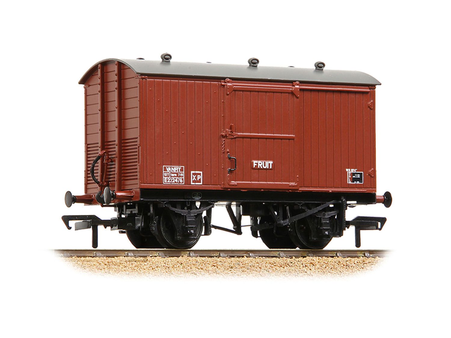 38-386A - Bachmann - LNER 12T Ventilated Fruit Van BR Bauxite (Late)