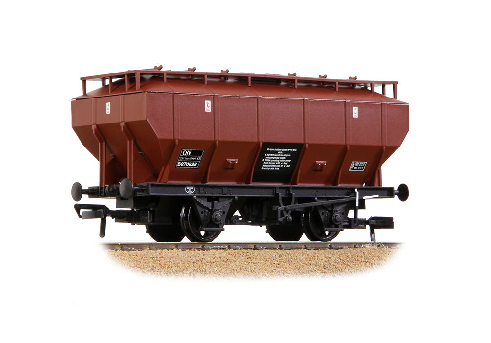 BR 35T - Bachmann - OO - 'Covhop' Covered Hopper BR Bauxite (TOPS)