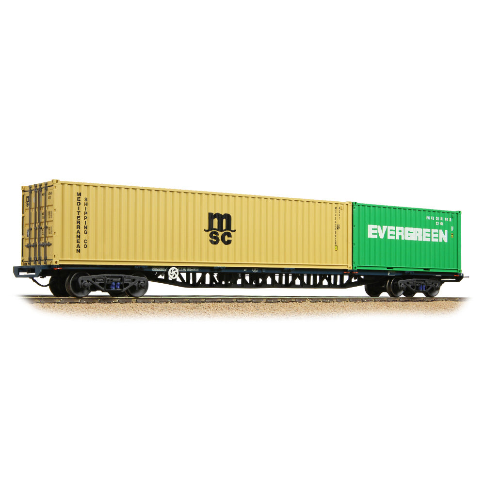 BR FFA Inner Container Flat x 1 with 20ft and 40ft ISO Containers TOPS