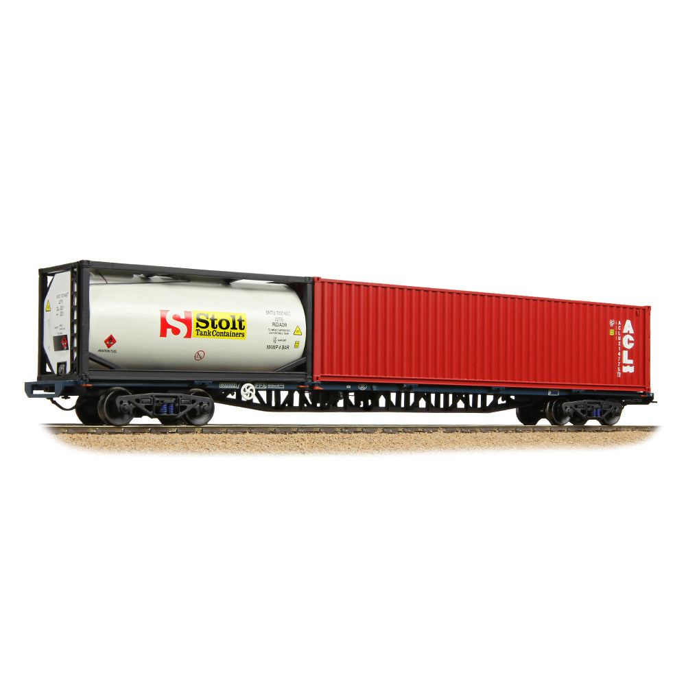 BR FFA Inner Container Flat x 1 with 40ft and Tank Containers TOPS
