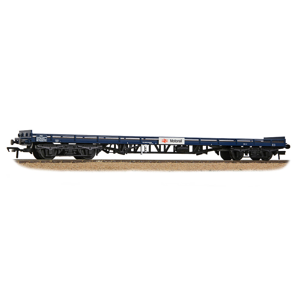 38-902A - Bachmann - OO - BR FVX Carflat Wagon BR Blue 'Motorail' OO