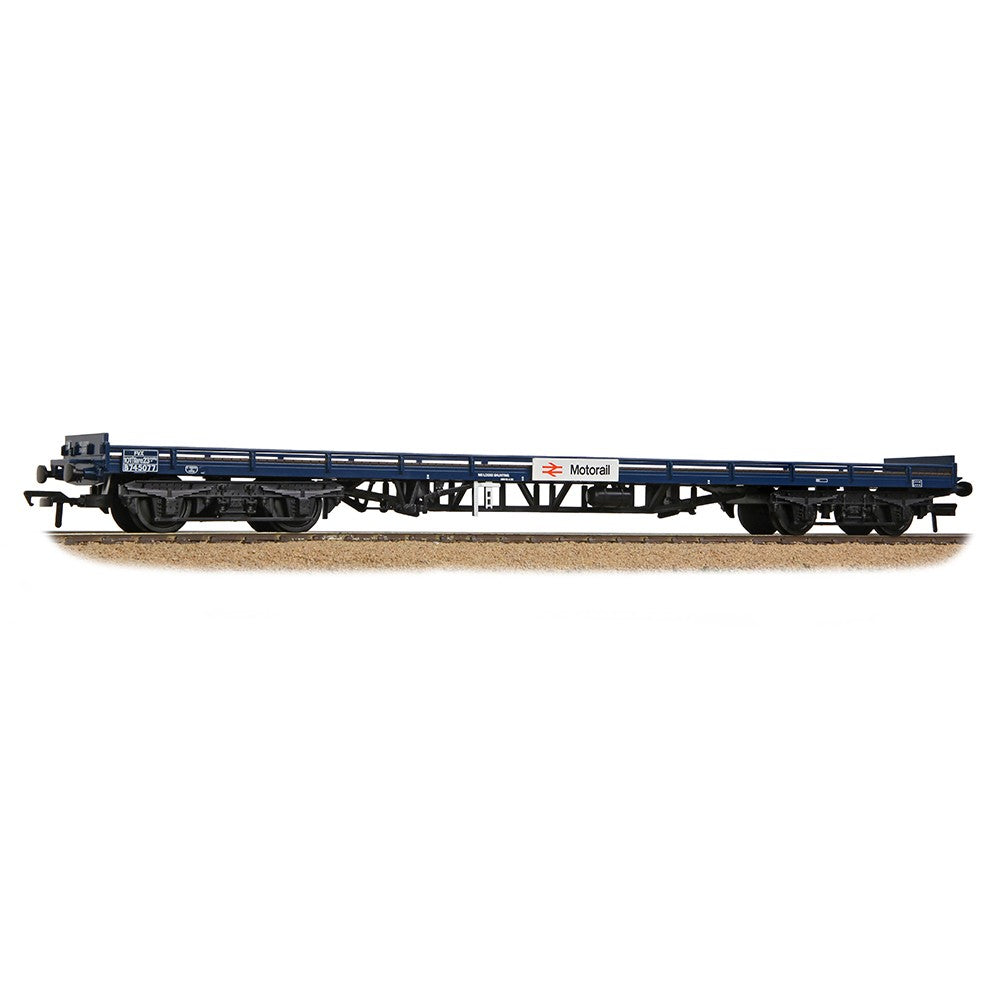 38-902B - Bachmann - OO - BR FVX Carflat Wagon BR Blue 'Motorail' OO