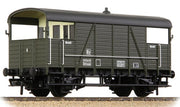 38-918 SE&CR 25T 'Dance Hall' Brake Van BR Departmental Olive Green