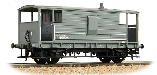 38-976 LMS 20T Brake Van LMS (LMS) Grey SPECIAL OFFER