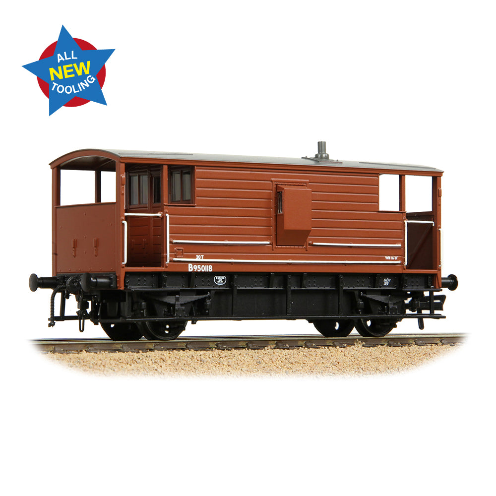 LM S 20T Brake Van BR Bauxite