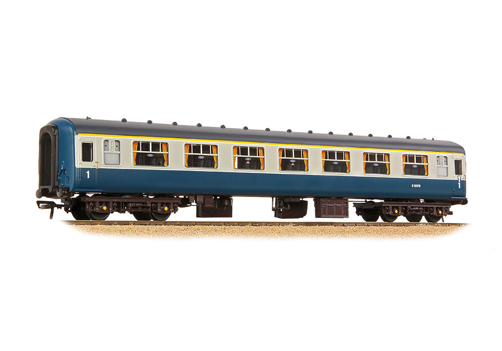 39-330B - Bachmann - OO - BR Mk2(Z) FK First Corridor BR Blue & Grey