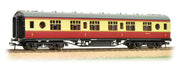 LMS 57ft Porthole Coach Corridor First BR Crimson & Cream We