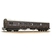 39-604 SPECIAL OFFER 60' SECR Birdcage Brake Composite Lavatory in SECR Wellington Brown