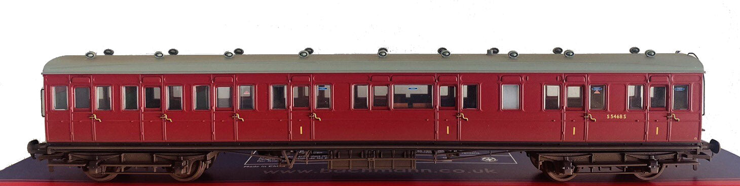 Ex-SE&CR Birdcage Composite Lav Coach. BR Crimson