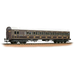 39-620A SE&CR 60' Birdcage Brake Third Coach SE&CR Dark Lake