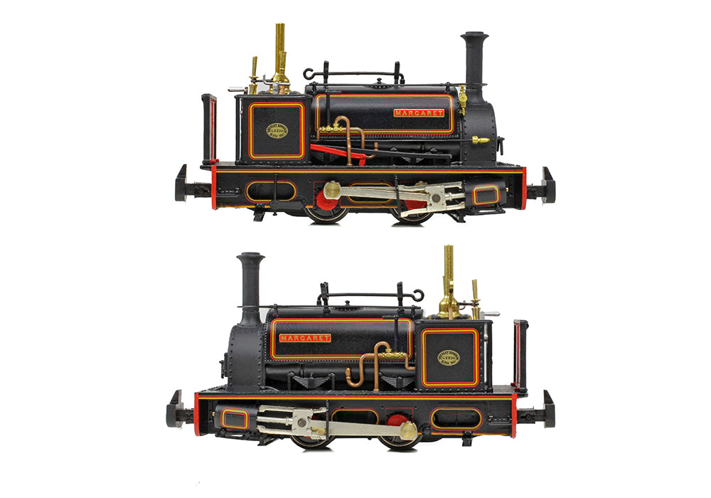 391-055 - Bachmann - OO-9 - Quarry Hunslet 0-4-0ST 'Margaret' Penhryn Quarry Lined Black (Early)