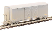 OO-9 Covered Goods Wagon WD Grey Weathered