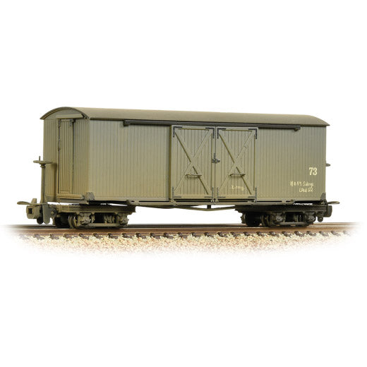 Bachmann 393-026A Bogie Covered Goods Wagon Nocton Estates (Weathered)