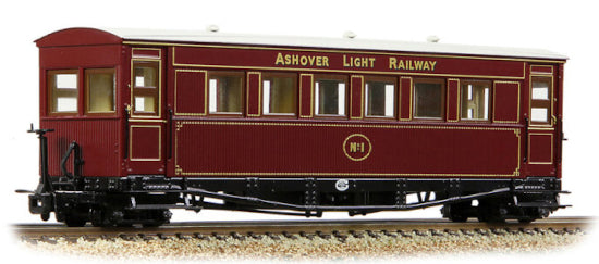 Bachmann 394-025  Gloucester Bogie Coach Ashover L. R. Crimson