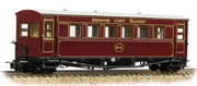394-025A - Bachmann - Gloucester Bogie Coach Ashover L.R. Crimson No. 4