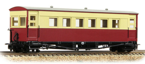 Bachmann 394-027  Gloucester Bogie Coach Lincolnshire Coast L.R. Crimson & Cream