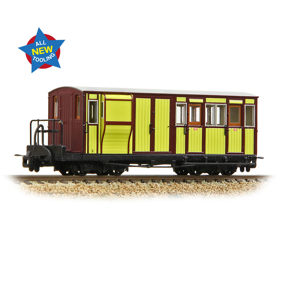 Ffestiniog Railway Brake 3rd No.2 FR  Yellow/Crimson