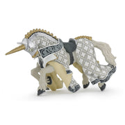 39916 - Papo - Horse of Weapons Master Unicorn Crest Figure