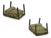 42-031 - Graham Farish - Scencraft - Hampton Heath Colliery Woodstacks