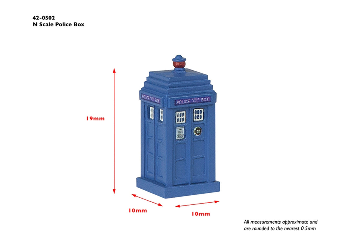 42-0502 - Bachmann - OO - Police Box