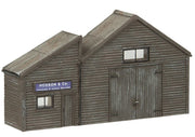 Scenecraft 42-268 Low Relief Weather Boarded Warehouse