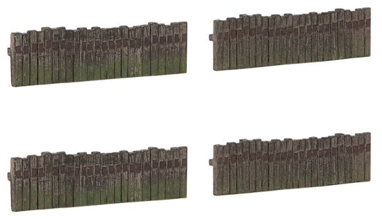 Scenecraft 42-595 Sleeper Built Fencing (x4)
