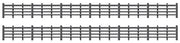 425 - Ratio - OO/HO - Wooden Lineside Fencing (Black)