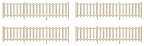 432 - SR Concrete Pale Fencing