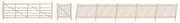 432A - Ratio - OO/HO - SR Precast Concrete Pale Fencing Ramps & Gates