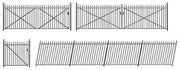 435 - Ratio - OO/HO - GWR Spear Fencing Ramps & Gates