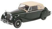 Oxford Diecast 43JAG5002 Jaguar Mkv DHC Closed British Racing Green