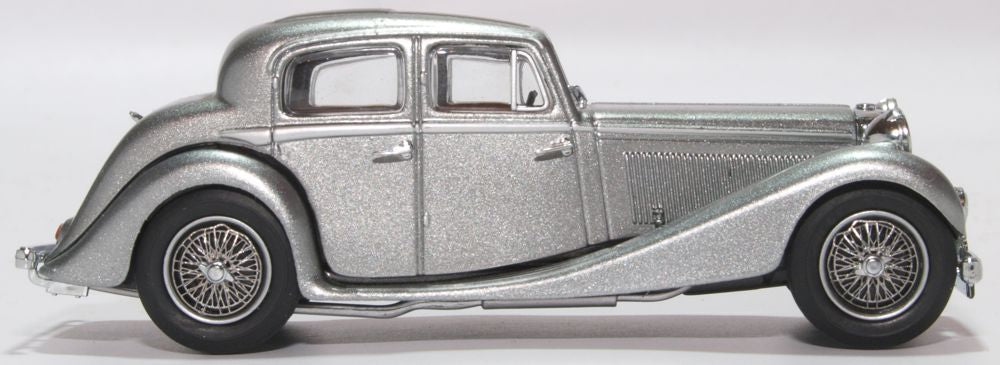 43JSS007 - Oxford Diecast - SS Jaguar Gunmetal - 1:43 Scale