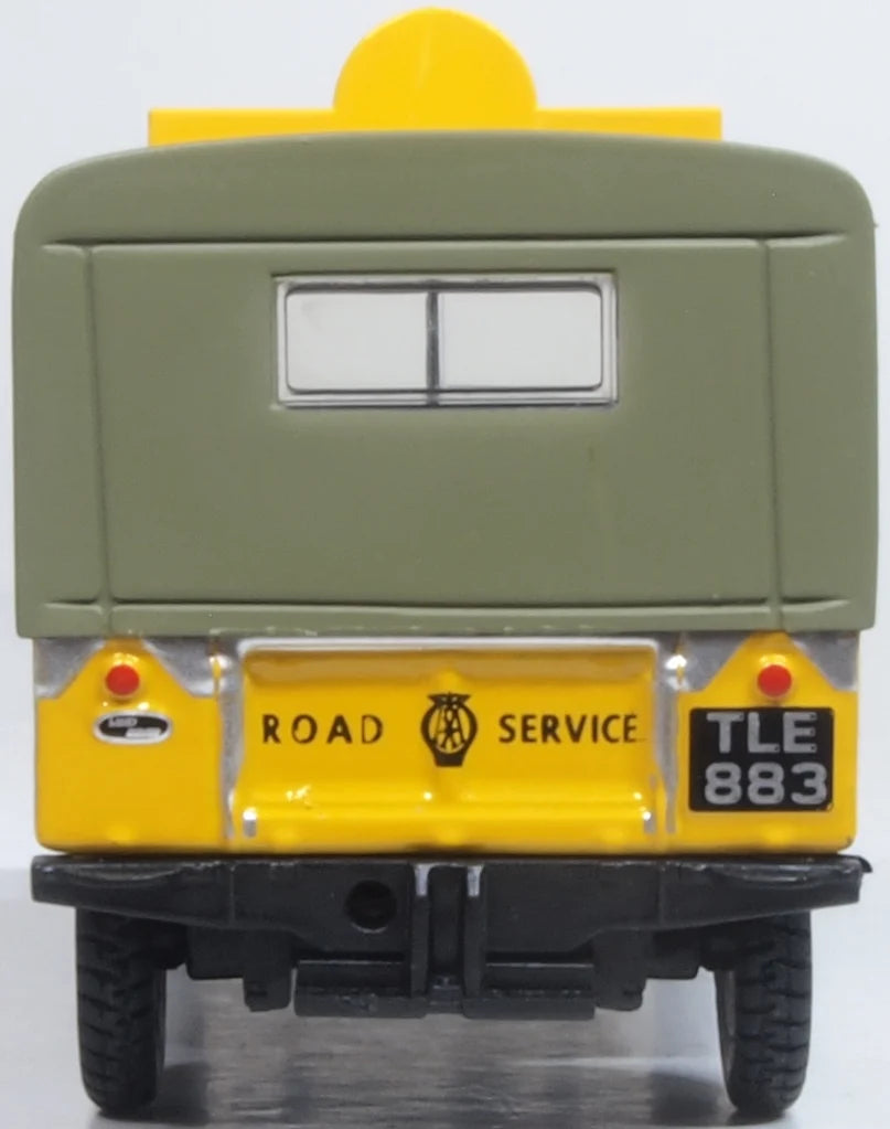 43LAN188025 - Oxford Diecast - Land Rover Series I 88" Canvas AA Highland Patrol - 1:43 Scale