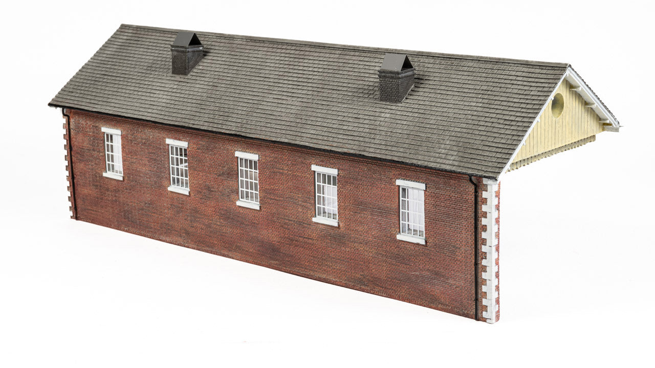 S&DJR Train Shed Green & Cream
