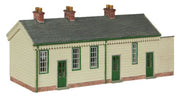 S&DJR Wooden Station Building - Green and Cream