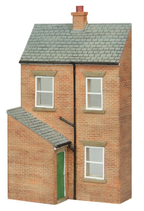Bachmann 44-0217G Low Relief Rear of Terrace Left Hand Door Green