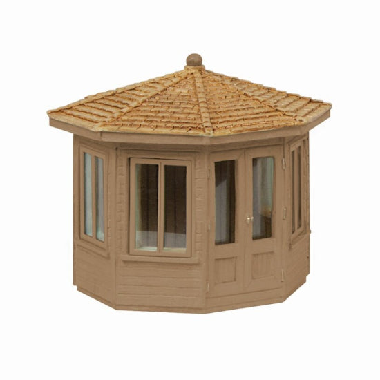 44-0536B Octagonal Summer House - Brown
